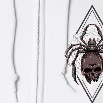 Tarantula Skull Spider Full Zip Hoodie