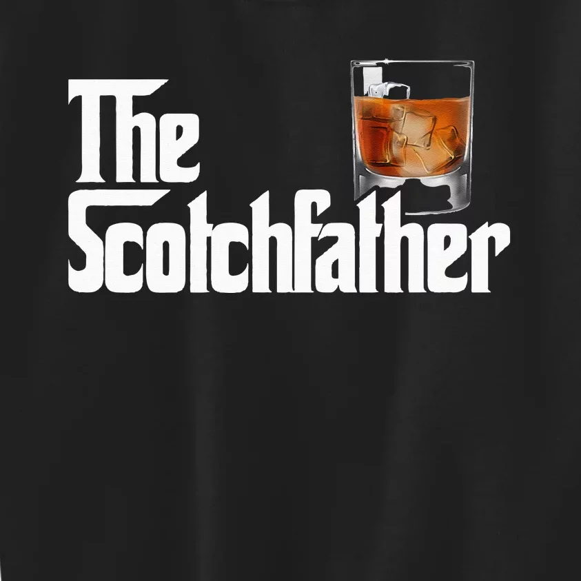 The Scotchfather Scotch Father Dad Father's Day Drinking Kids Sweatshirt