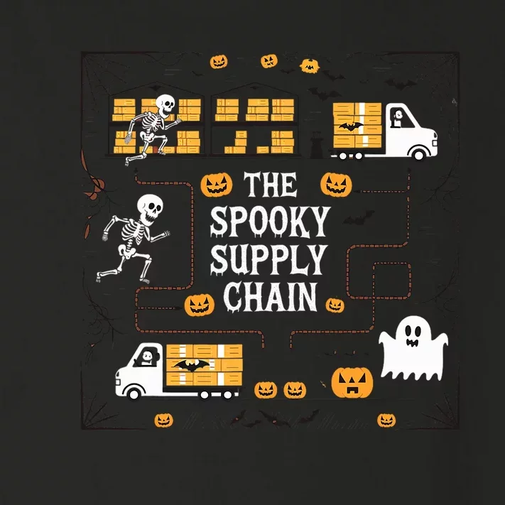 The Spooky Supply Chain Supply Chain Logistics Halloween Toddler Long Sleeve Shirt