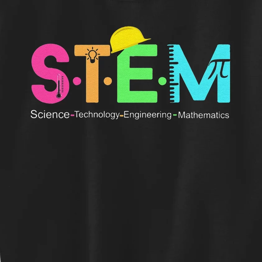 Team STEM Science Technology Engineering Math Teacher Kids Sweatshirt