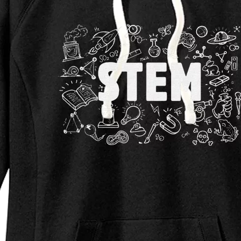 Team STEM Science Technology Engineering Math Teacher Women's Fleece Hoodie