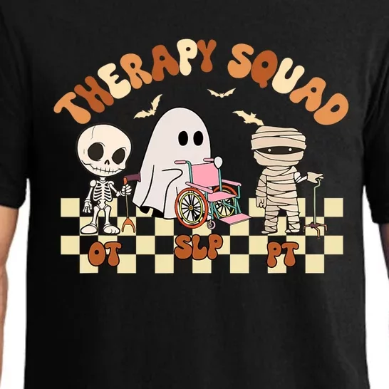 Therapy Squad SLP OT PT Groovy Halloween Speech Physical Pajama Set