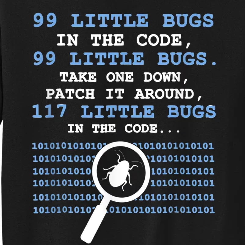 Technology Software Script HTML Network 99 Little Bugs Sweatshirt