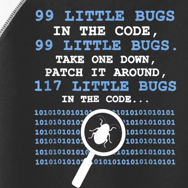 Technology Software Script HTML Network 99 Little Bugs Toddler Fine Jersey T-Shirt