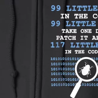 Technology Software Script HTML Network 99 Little Bugs Full Zip Hoodie