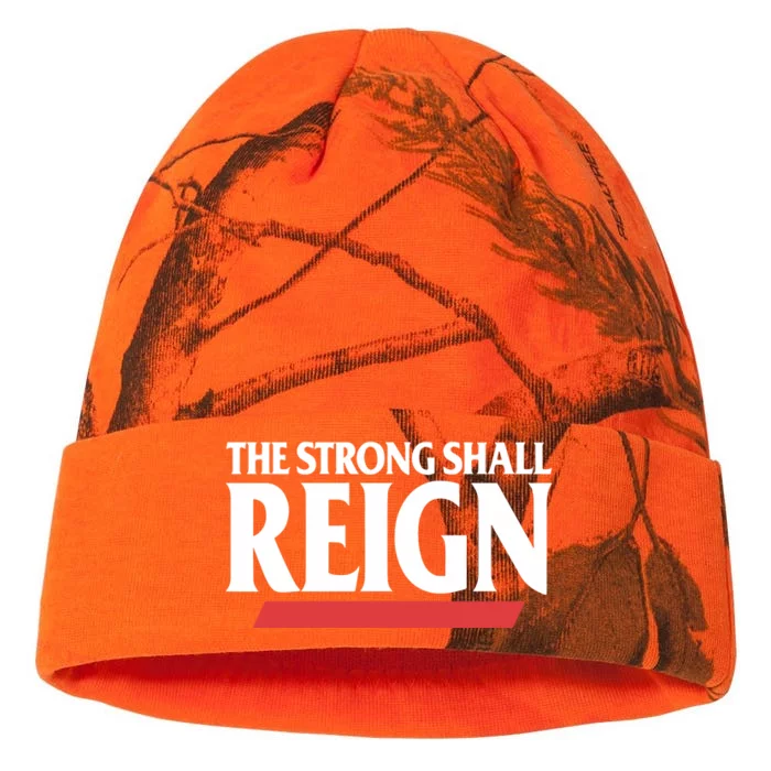 The Strong Shall Reign Kati - 12in Camo Beanie