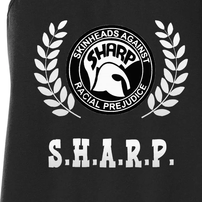 Traditional Skinhead S.H.A.R.P Oi Ska Skinheadsharp Women's Racerback Tank