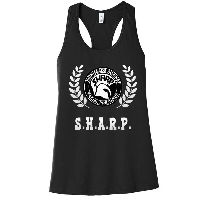 Traditional Skinhead S.H.A.R.P Oi Ska Skinheadsharp Women's Racerback Tank