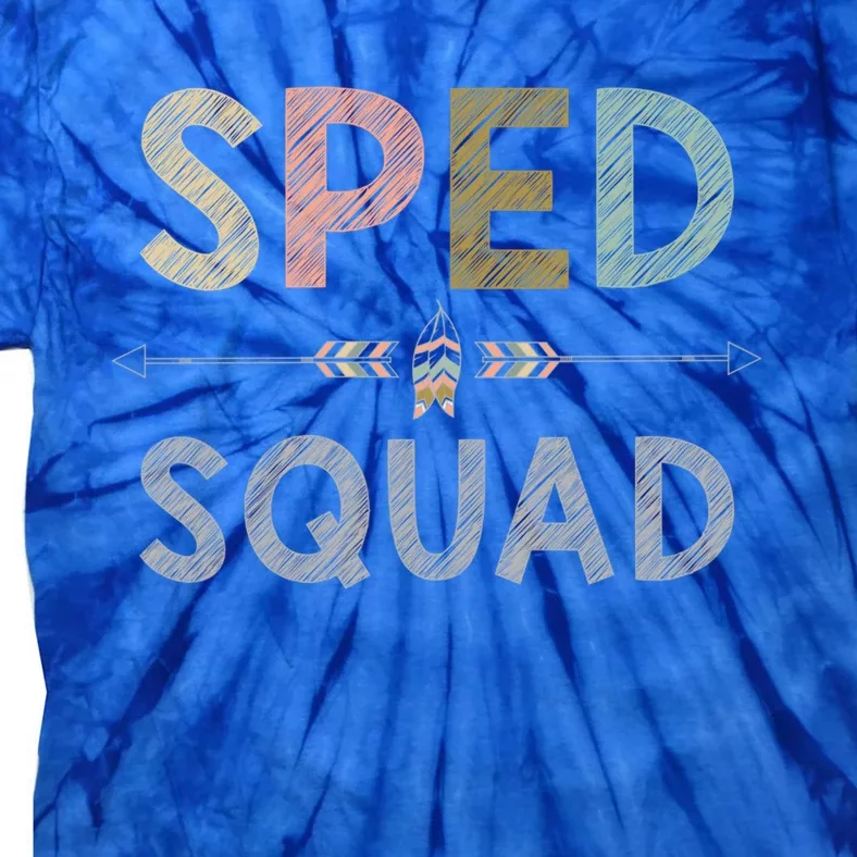 Team Sped Squad Teacher Special Ed Special Education Gift Tie-Dye T-Shirt