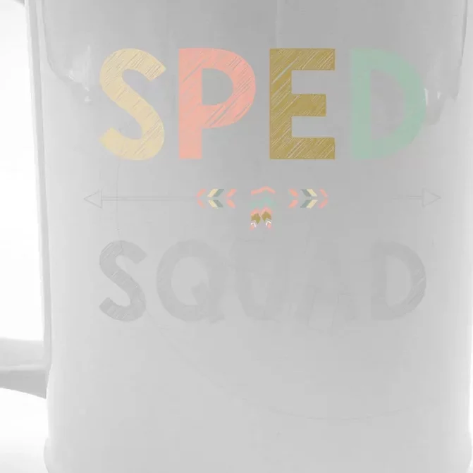 Team Sped Squad Teacher Special Ed Special Education Gift Front & Back Beer Stein