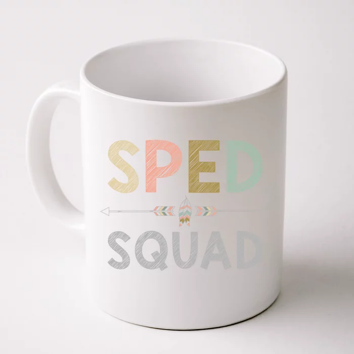 Team Sped Squad Teacher Special Ed Special Education Gift Front & Back Coffee Mug