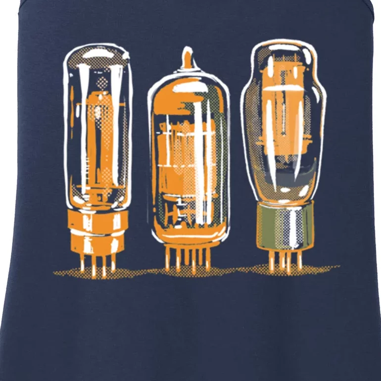 Throwback Style Stereo Amplifier Vacuum Tubes Ladies Essential Tank