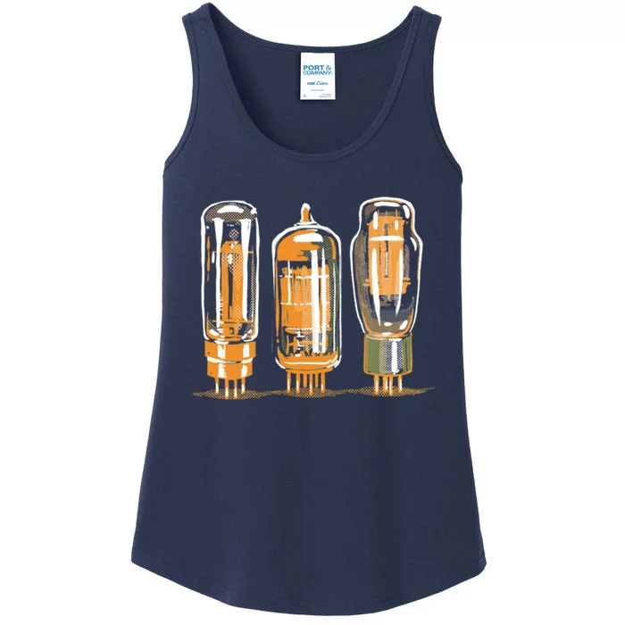 Throwback Style Stereo Amplifier Vacuum Tubes Ladies Essential Tank