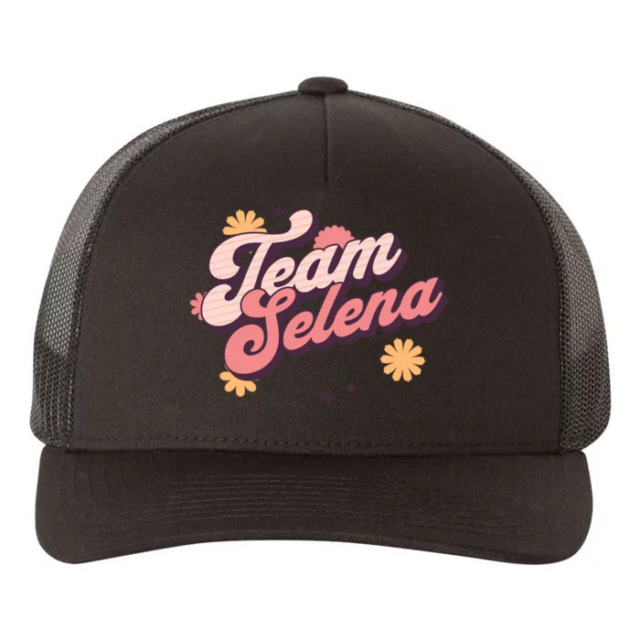 Team Selena Support Selena Yupoong Adult 5-Panel Trucker Hat