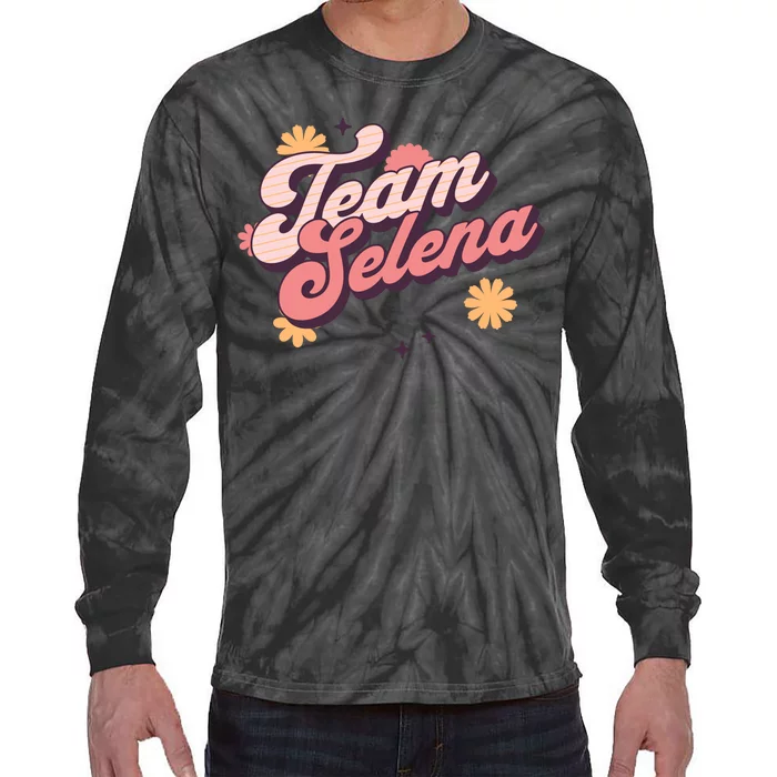 Team Selena Support Selena Tie-Dye Long Sleeve Shirt