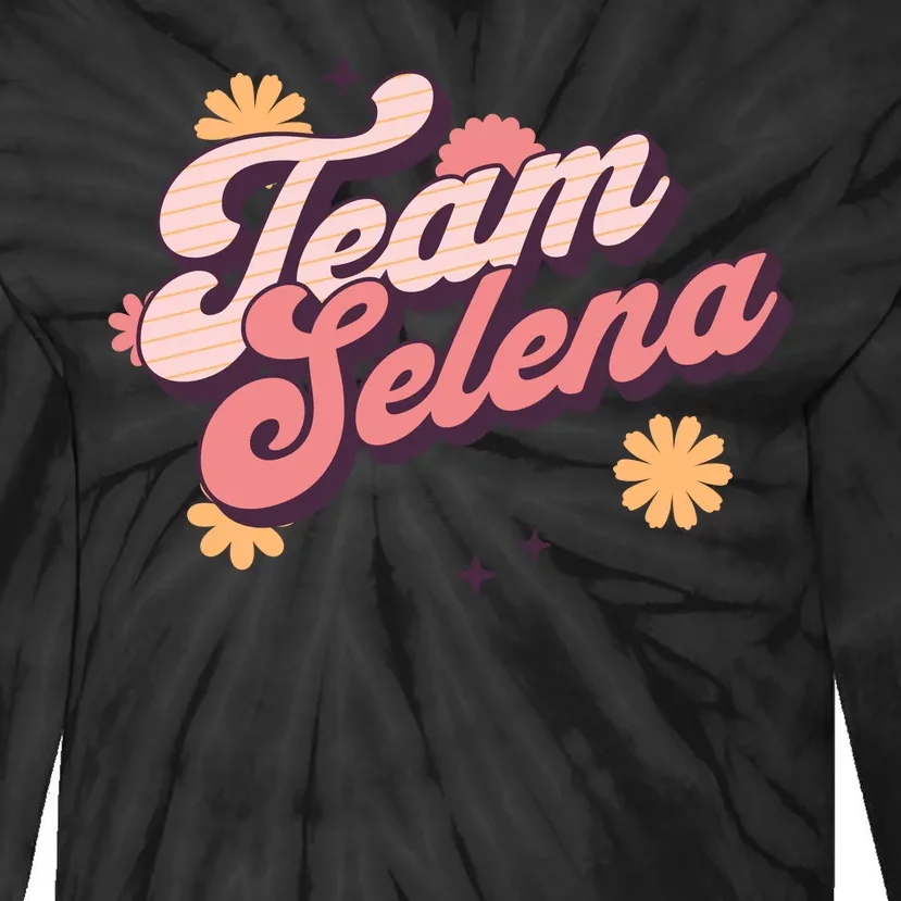 Team Selena Support Selena Tie-Dye Long Sleeve Shirt