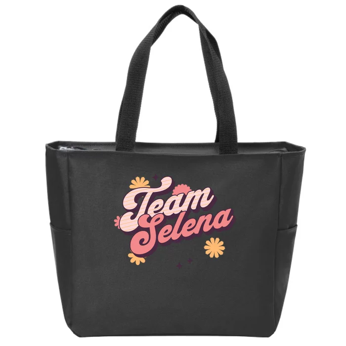 Team Selena Support Selena Zip Tote Bag