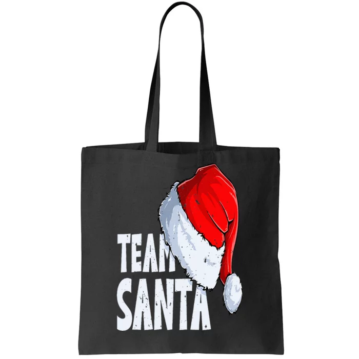 Team Santa Squad Santa hat Merry Christmas Xmas Tote Bag