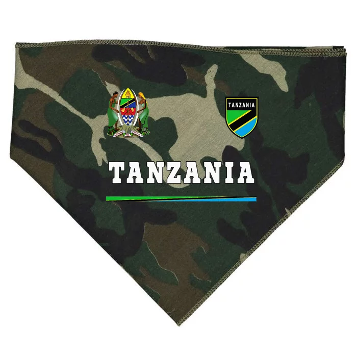 Tanzania Sport Soccer Jersey Flag Football USA-Made Doggie Bandana