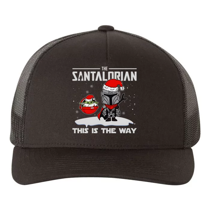 The Santalorian Star Christmas Wars Yupoong Adult 5-Panel Trucker Hat