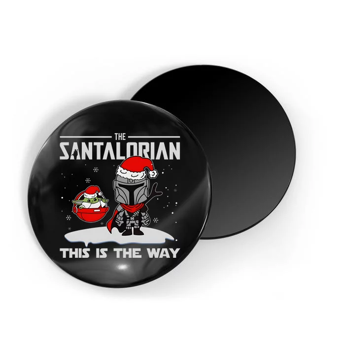 The Santalorian Star Christmas Wars Magnet