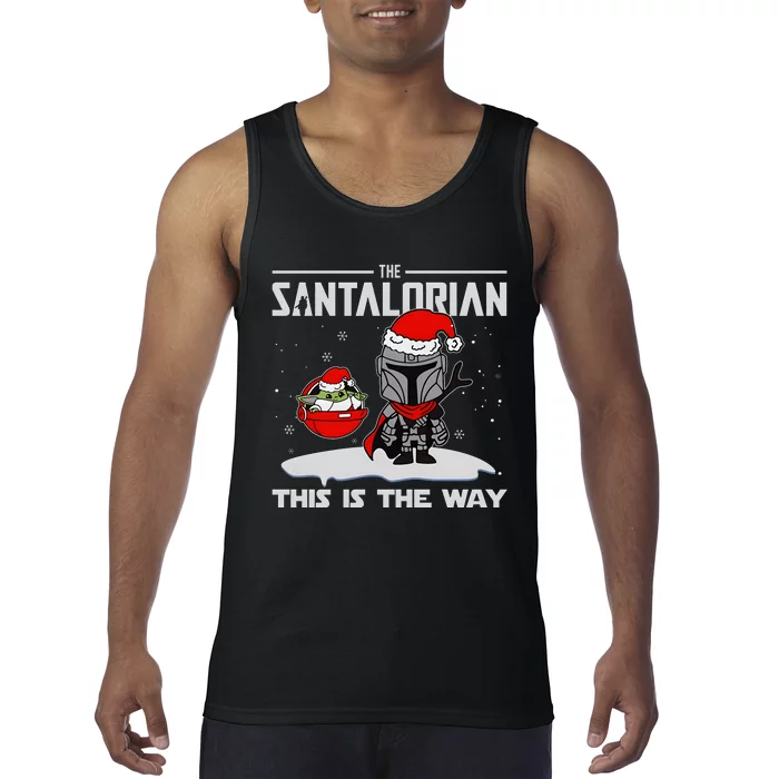 The Santalorian Star Christmas Wars Tank Top