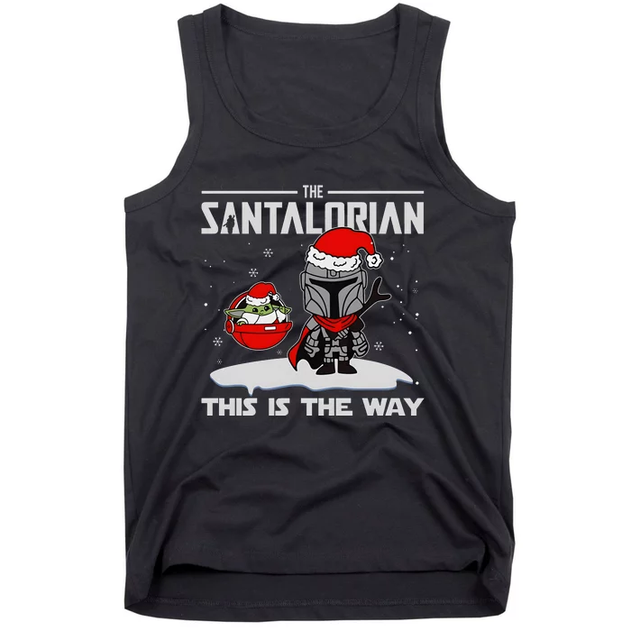 The Santalorian Star Christmas Wars Tank Top