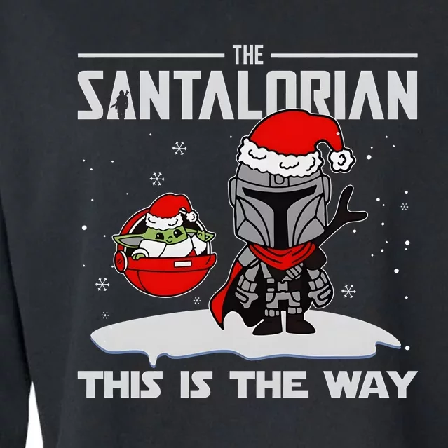 The Santalorian Star Christmas Wars Cropped Pullover Crew