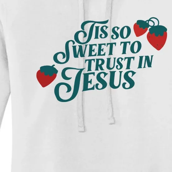 Tis So Sweet To Trust In Jesus Women's Pullover Hoodie