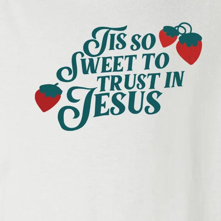 Tis So Sweet To Trust In Jesus Toddler Long Sleeve Shirt