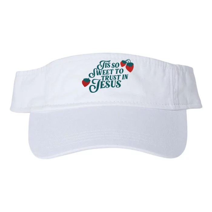 Tis So Sweet To Trust In Jesus Valucap Bio-Washed Visor