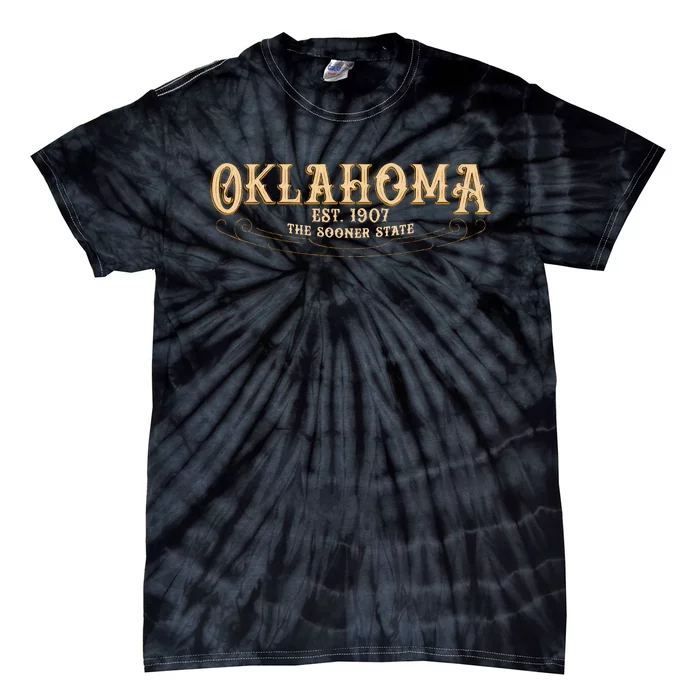 The Sooner State Oklahoma Tie-Dye T-Shirt