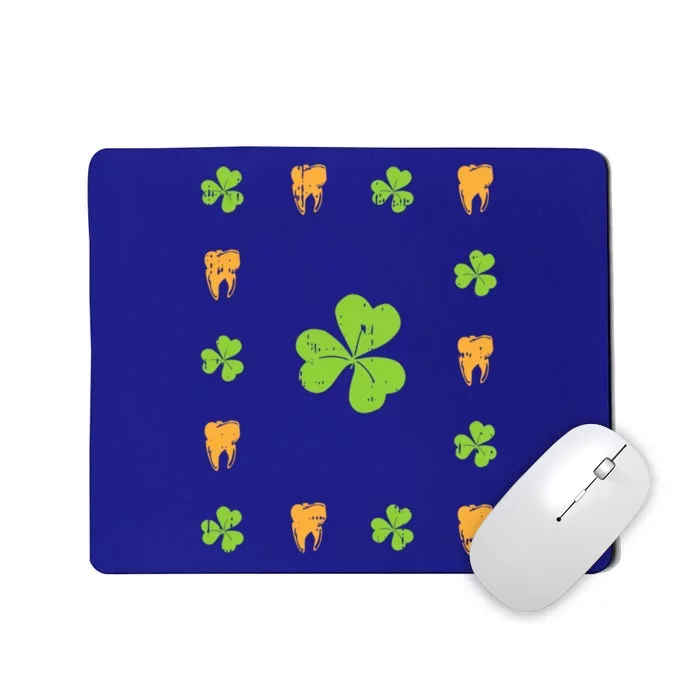 Tooth Shamrock St Patricks Day Dentist Dental Hygienist Meaningful Gift Mousepad