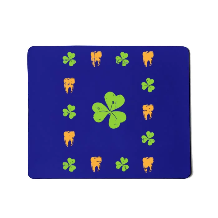 Tooth Shamrock St Patricks Day Dentist Dental Hygienist Meaningful Gift Mousepad