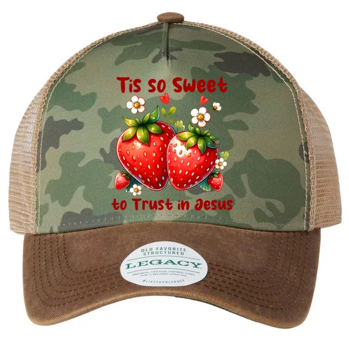 Tis So Sweet To Trust In Jesus Legacy Tie Dye Trucker Hat