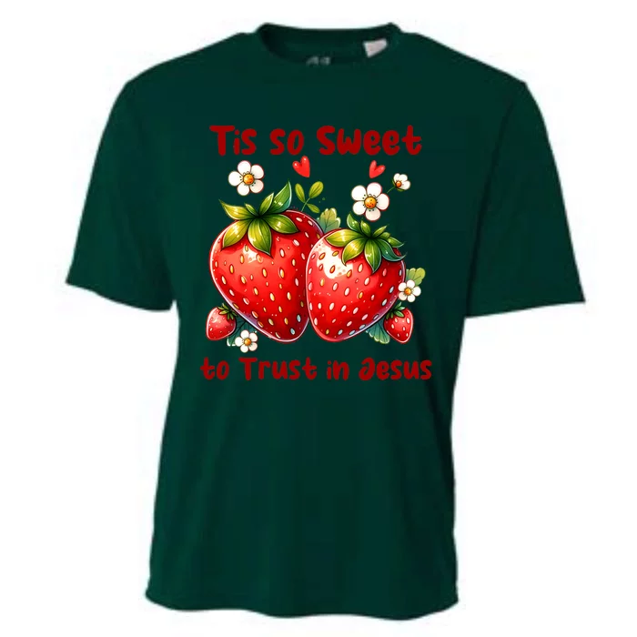 Tis So Sweet To Trust In Jesus Cooling Performance Crew T-Shirt