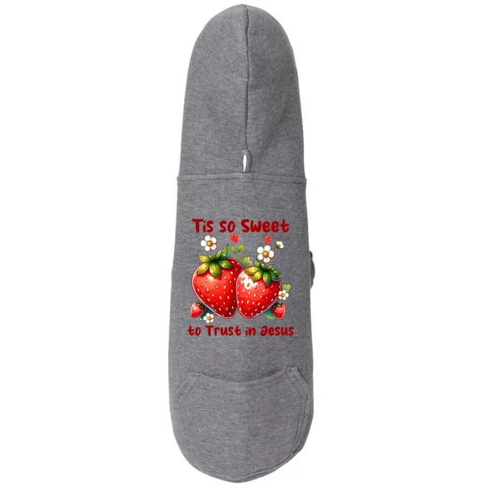 Tis So Sweet To Trust In Jesus Doggie 3-End Fleece Hoodie