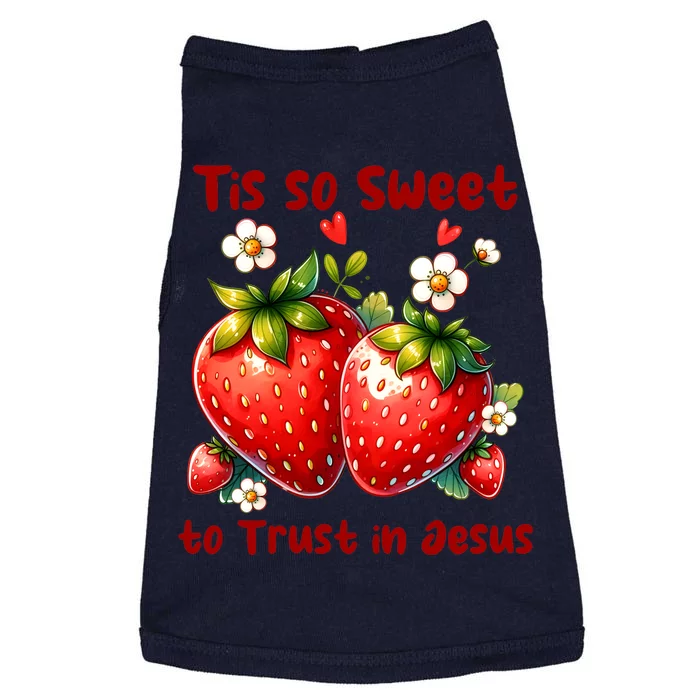 Tis So Sweet To Trust In Jesus Doggie Tank