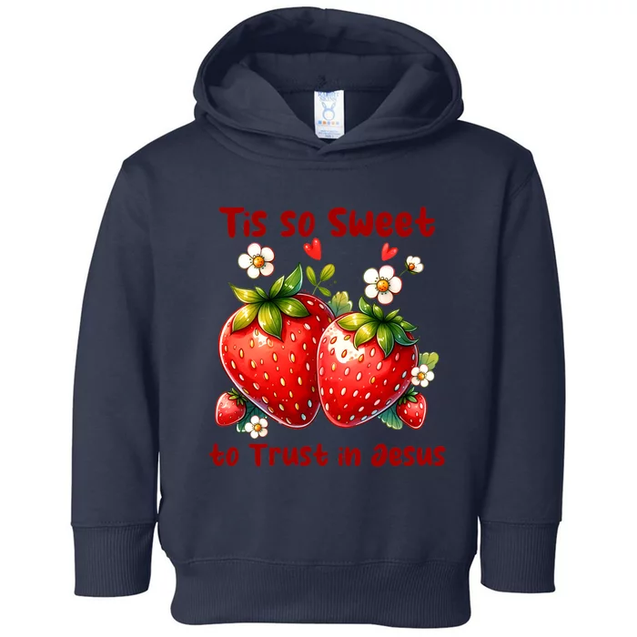 Tis So Sweet To Trust In Jesus Toddler Hoodie