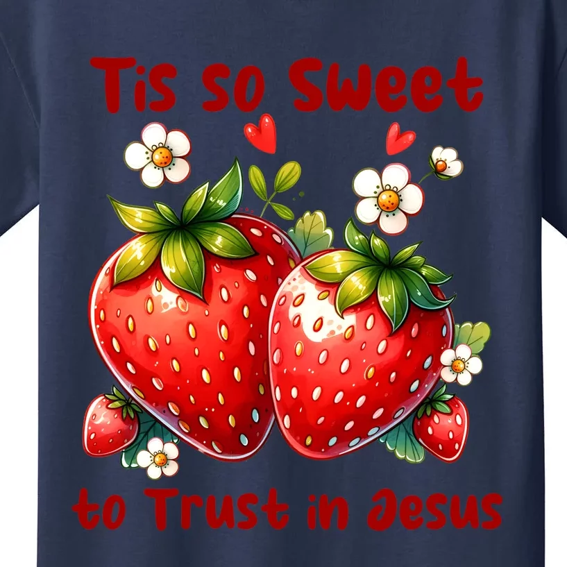 Tis So Sweet To Trust In Jesus Kids T-Shirt