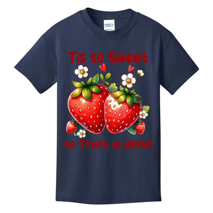 Tis So Sweet To Trust In Jesus Kids T-Shirt