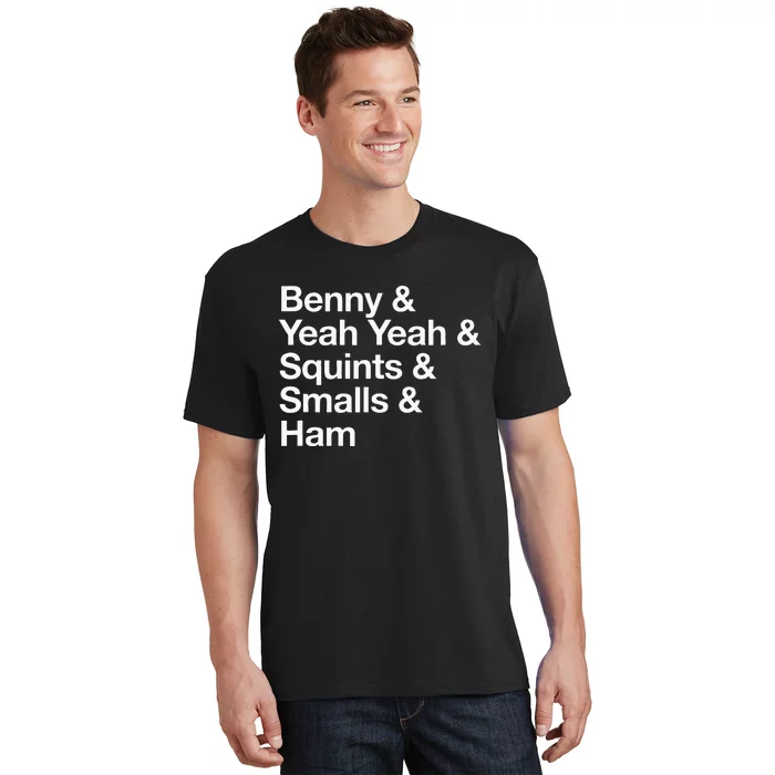 The Sandlot Stacked Name List T-Shirt