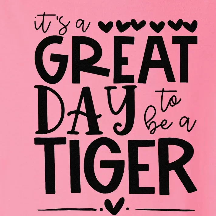 Tigers School Sports Fan Team Spirit Great Day Toddler Long Sleeve Shirt