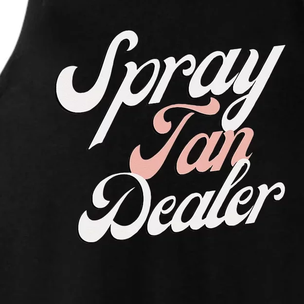 Tan Slayer Spray Tan Artist Sunless Tanning Gift Ladies Tri-Blend Wicking Tank