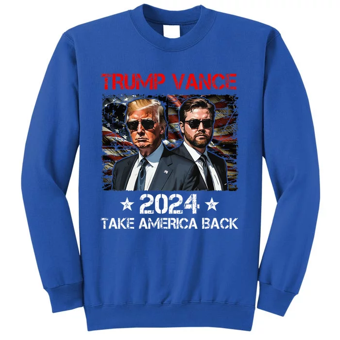 Trump Shot Strong President Bloody Ear Bleeding Trump 2024 Tall Sweatshirt