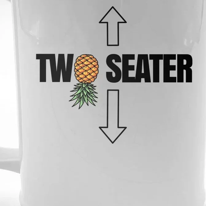 Two Seater Swinger Pineapple Funny Front & Back Beer Stein