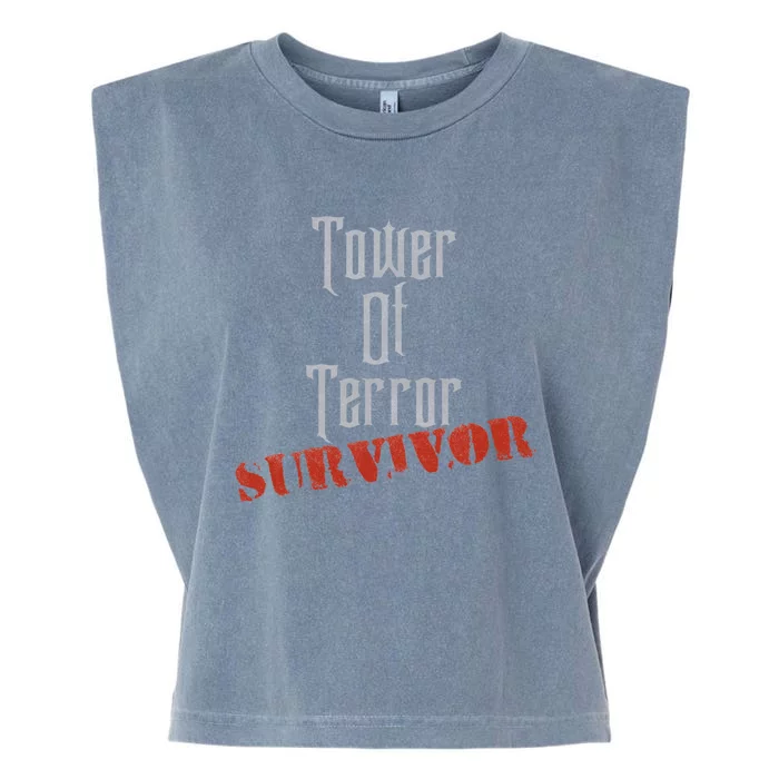 Tower Survivor Garment-Dyed Women's Muscle Tee