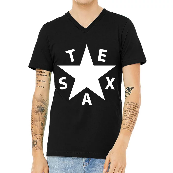 Texas Star V-Neck T-Shirt