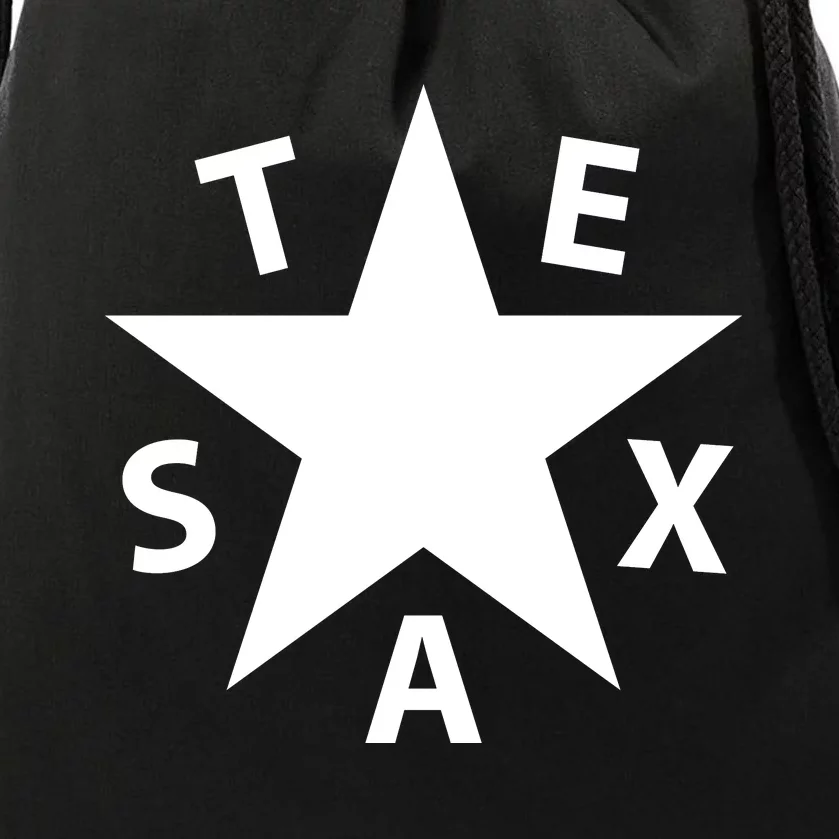 Texas Star Drawstring Bag