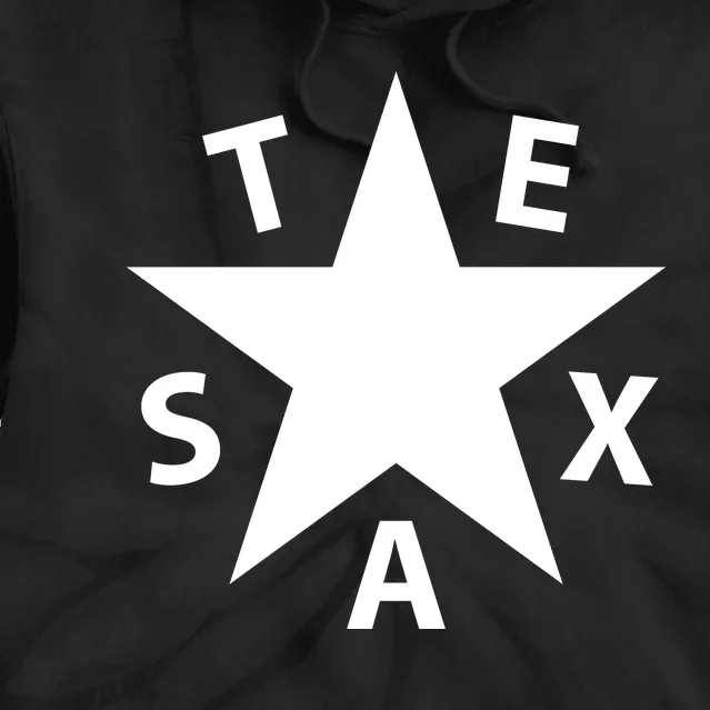 Texas Star Tie Dye Hoodie